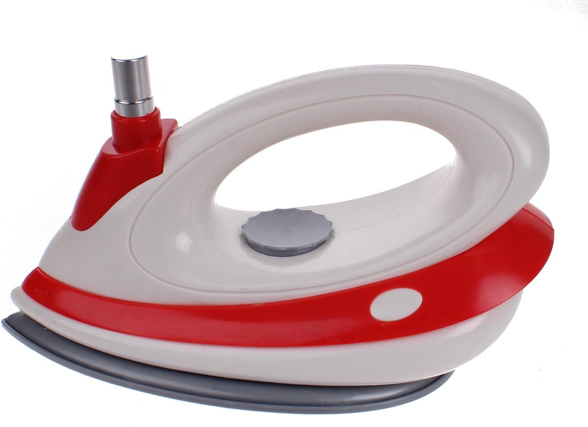 Luna Speelgoed Strijkijzer Junior Rood/wit 16 Cm