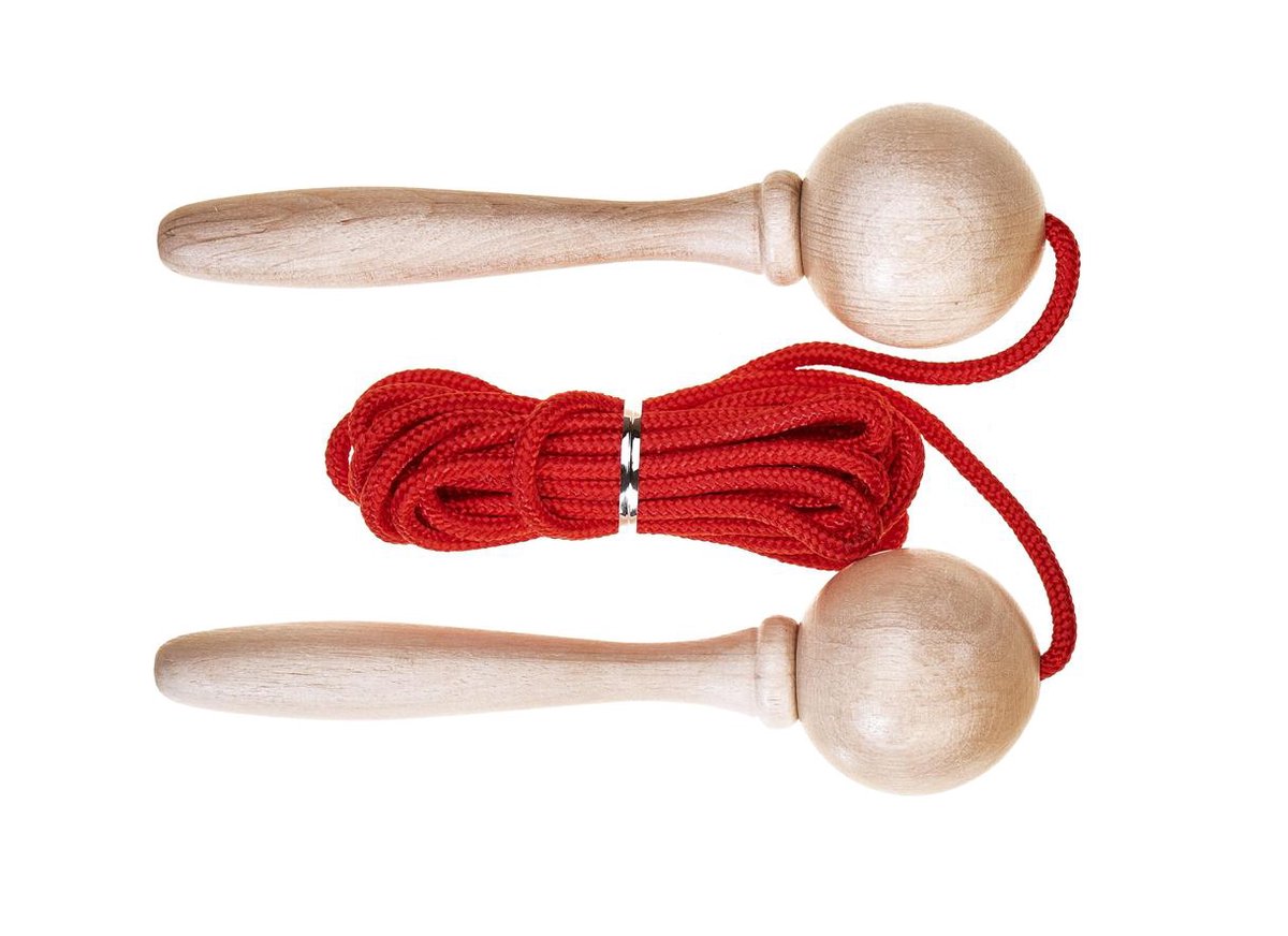 Skipping rope - (3m) adjustable - Red