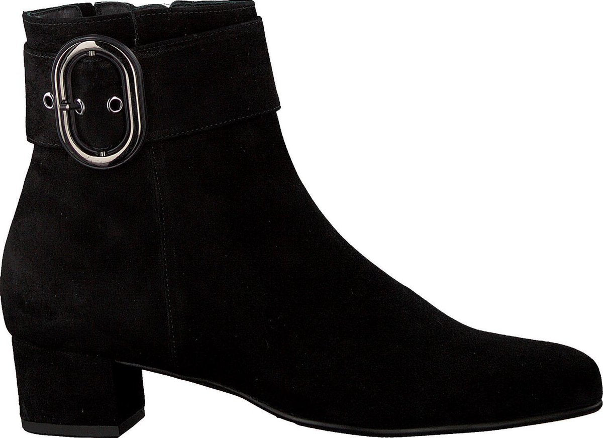 Hassia Siena Enkellaarsjes - Enkelboots - Dames - Zwart - Maat 37
