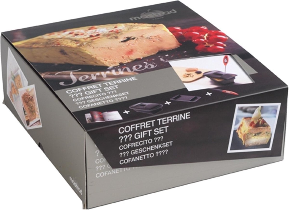 Mastrad Terrinevorm - Giftset - Siliconen - 500 gr Grijs