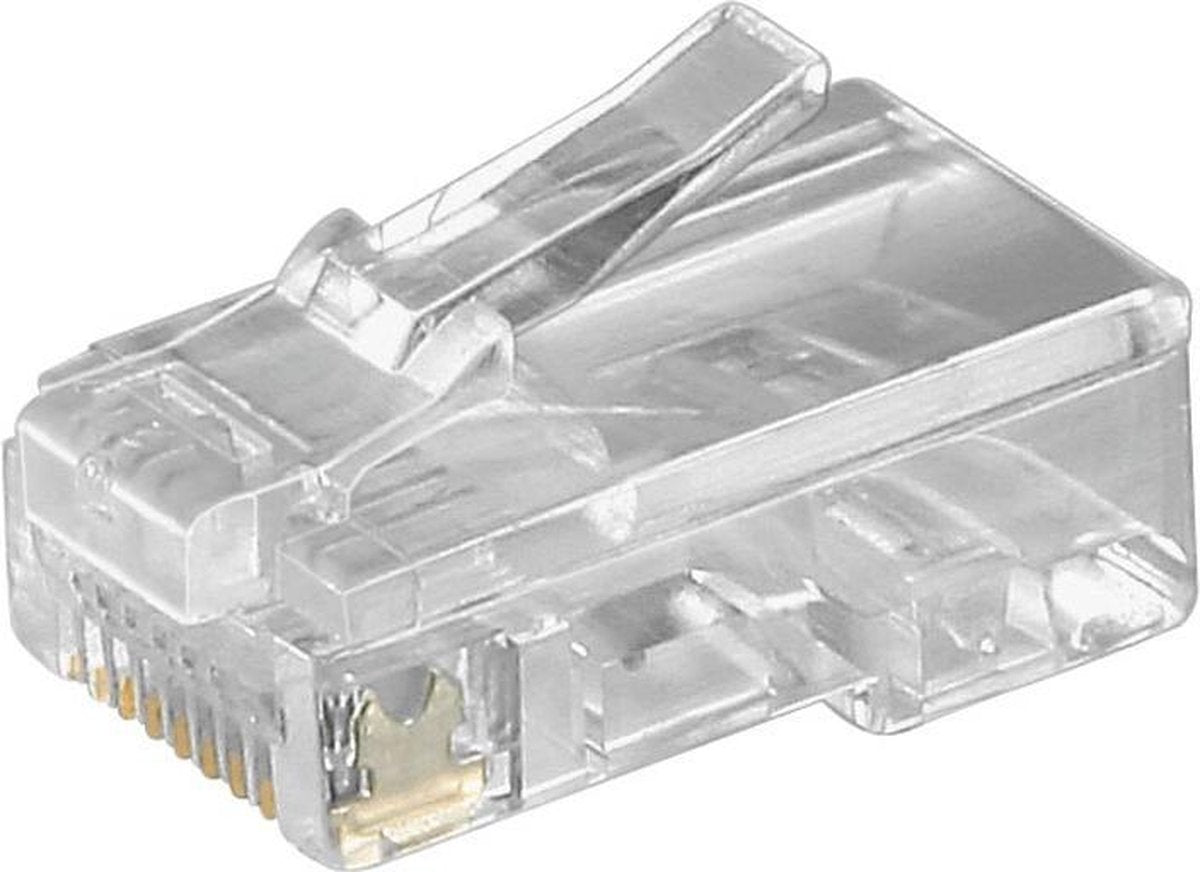 10x RJ45 (m) krimp-connector voor telefonie-toepassingen
