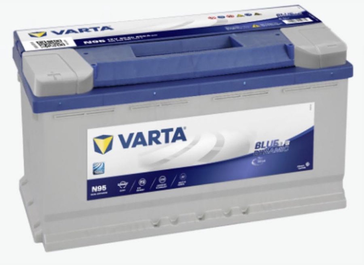 Varta Start-Stop Blue Dynamic EFB 595500085 N95 12V 95 Ah 850A/EN Start Accu 4250889655181