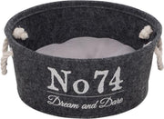 Homecollection vilten kattenmand vat S - 35x15x30cm