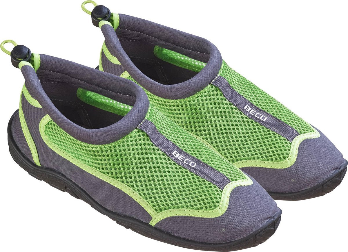 BECO waterschoenen - mesh - grijs/groen - maat 44