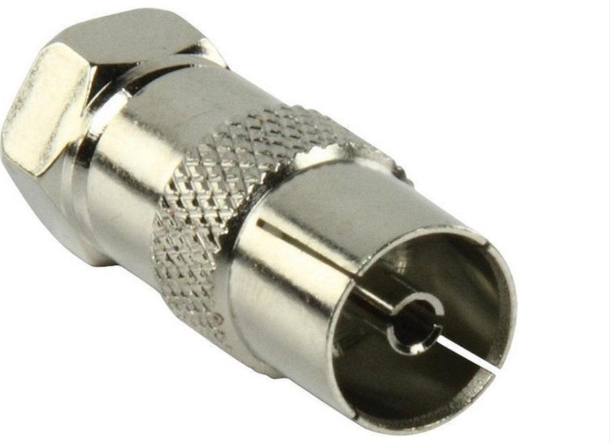 Adapter - Coax (vrouwelijk) naar F (mannelijk)