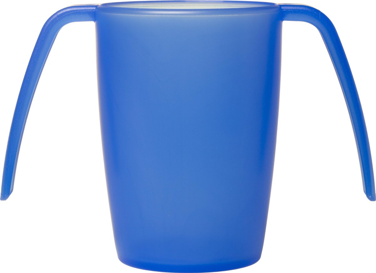 Beker met 2 handvatten 250 ml - blauw