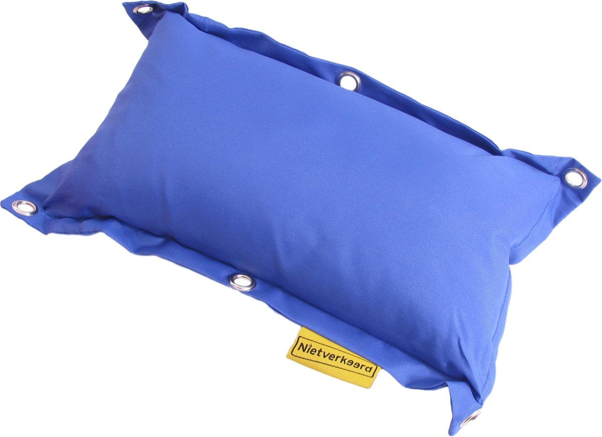 Niet Verkeerd Bagagedragerkussen Fat Blauw 35 Cm