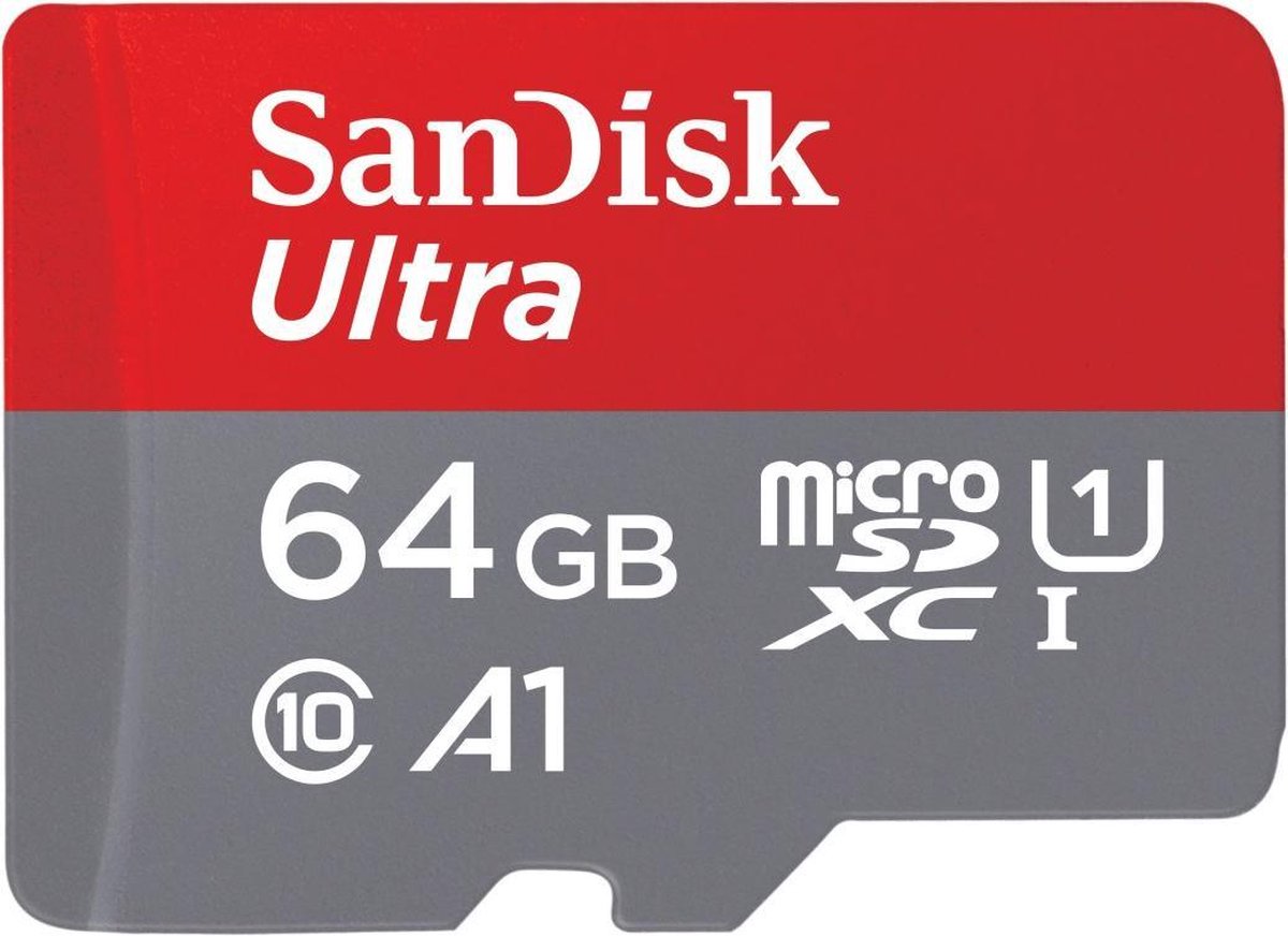 SanDisk 64 GB Micro SD Ultra 120 MB/s UHS-I A1 Class 10