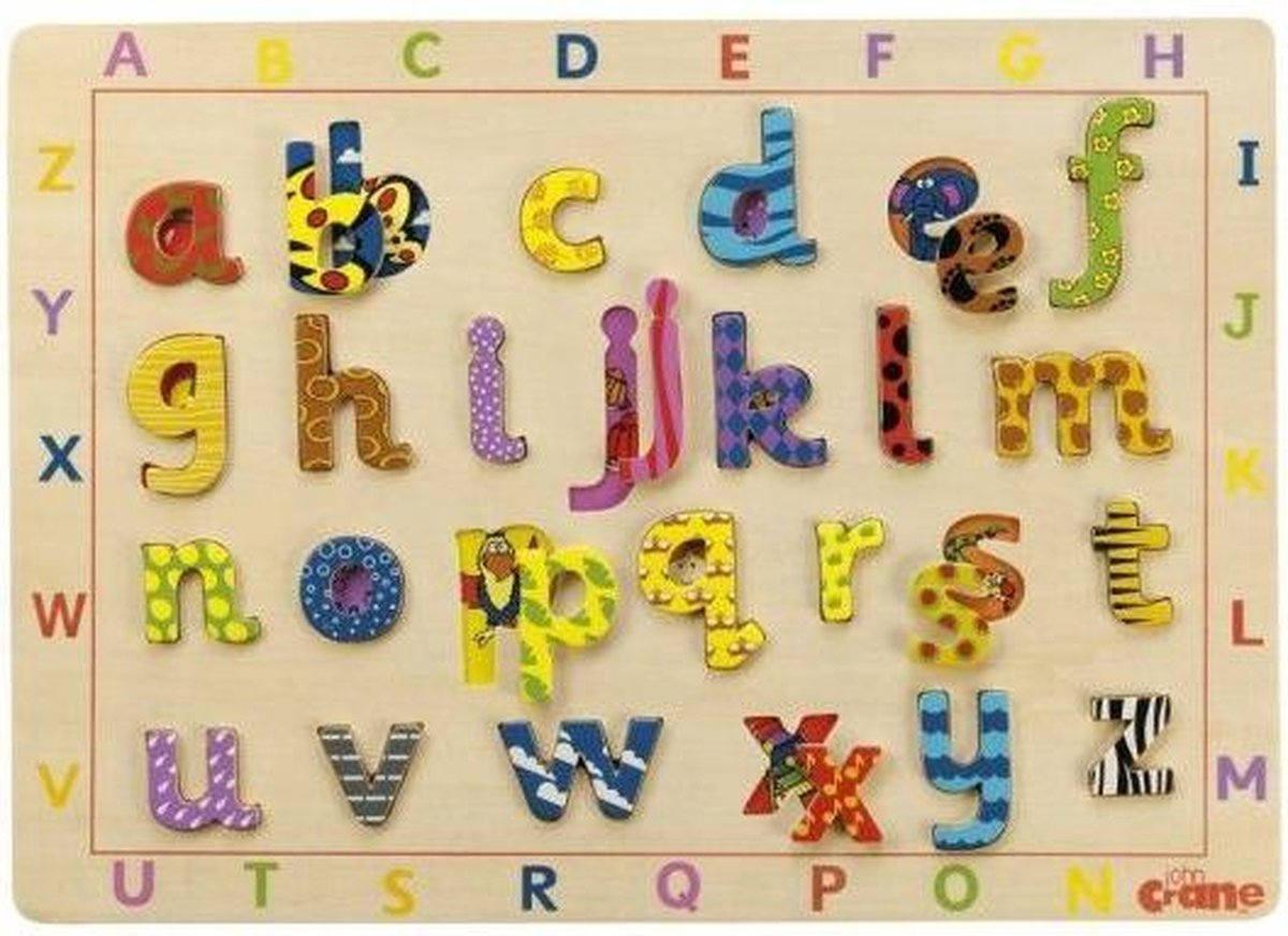 Tidlo - Puzzel - Alfabet - Klein letters - 26st.