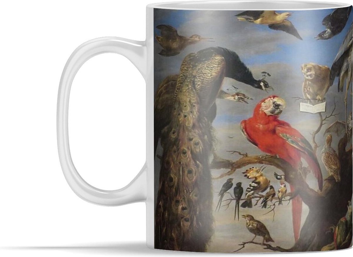 Mok - Concert of birds - schilderij van Frans Snijders - 350 ml - Beker