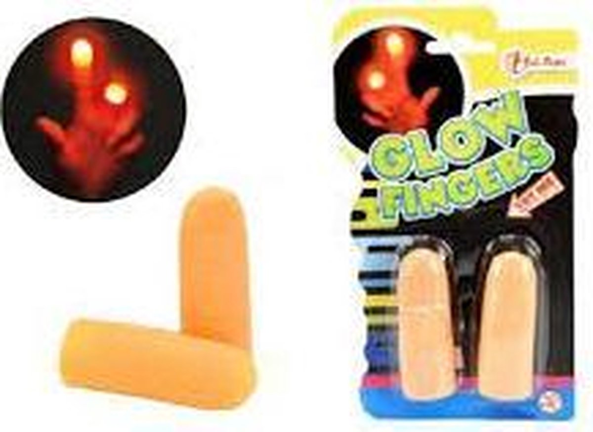 Glow vingers 2 stuks