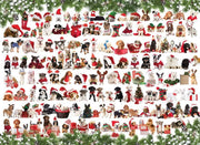 Puzzel 1000 stukjes - Holiday Dogs