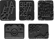 Joy!Crafts Scr@p Foam Stamps Set / 5 Stempels - Tandwielen