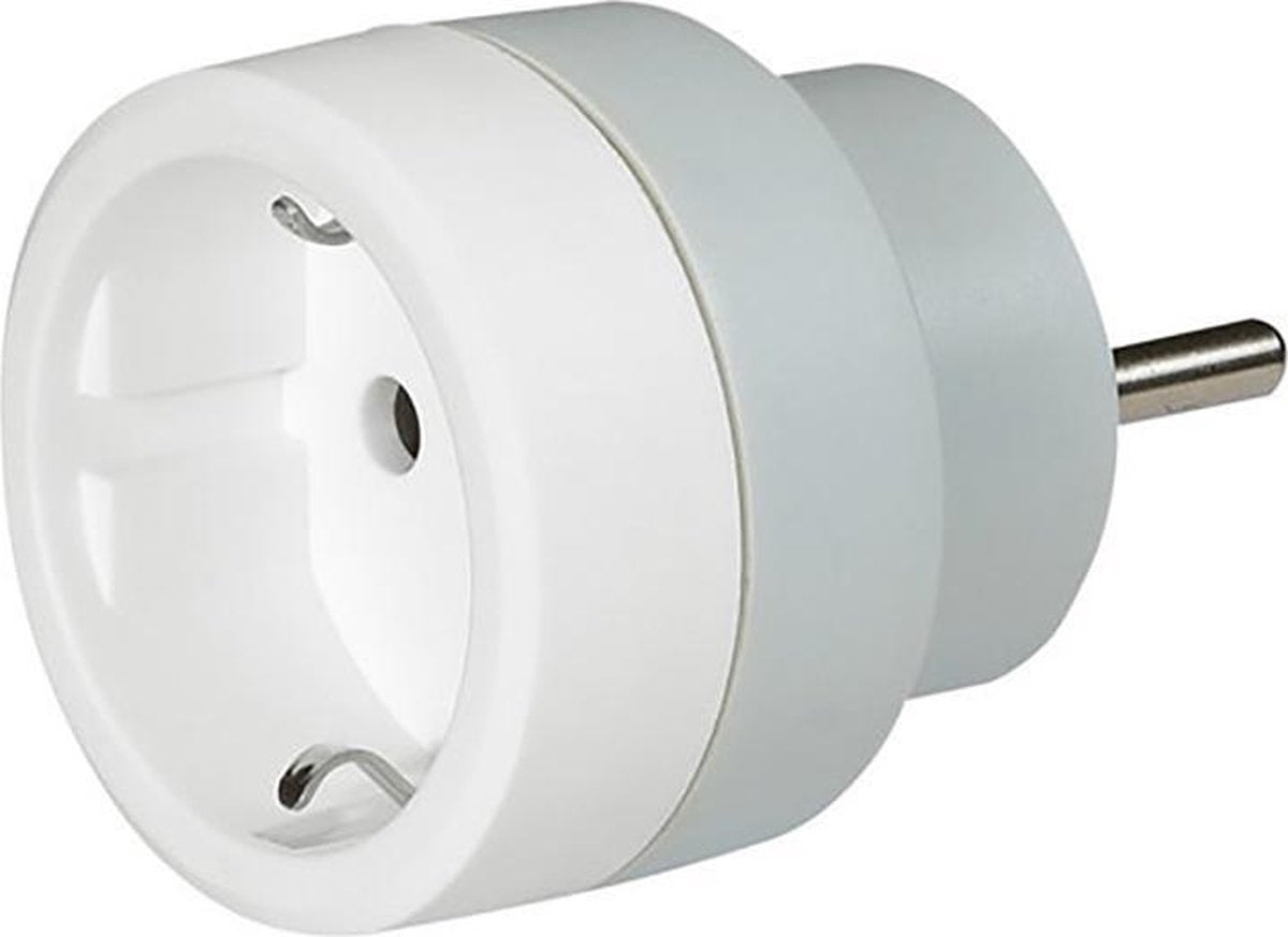 Legrand Aanpasser / Tussenstekker 2P+A Schuko (Type F) naar Franco-Belgisch (Type E) - 3 stuks