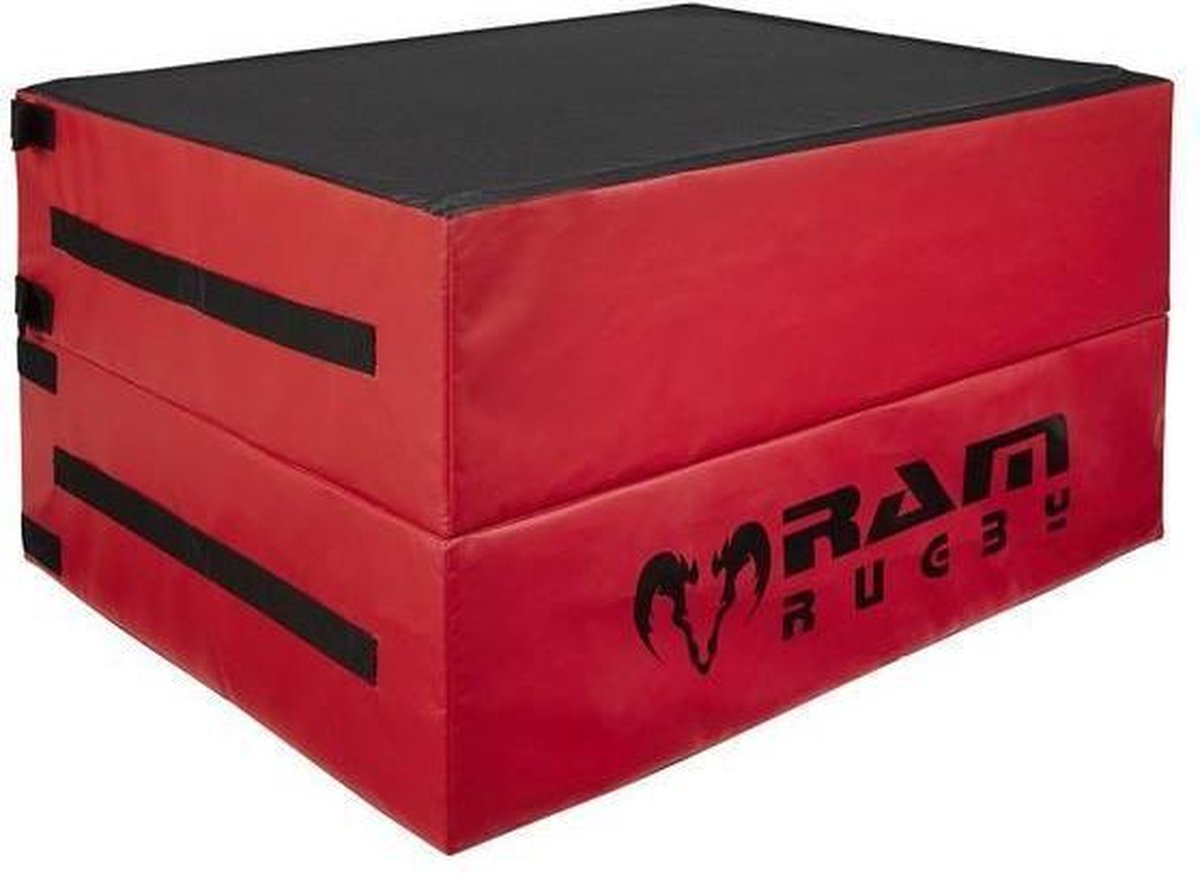 Tackle en worstel mat - Impact training - Rood/zwart - Mat