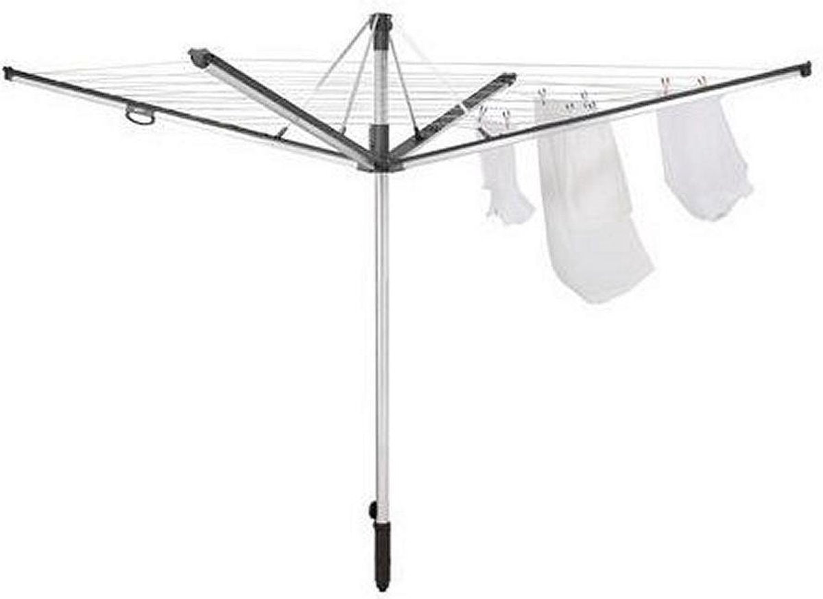 Leifheit 85276 Linomatic 500 Plus Droogmolen 328x106-172 cm Aluminium/Antraciet