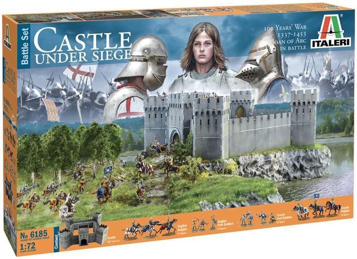 Italeri - 100 Years War Castle Under Siege 1:72 - ITA6185S