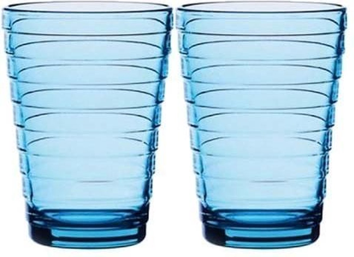 Iittala Aino Aalto Glas - 33 cl - Lichtblauw - 2 stuks