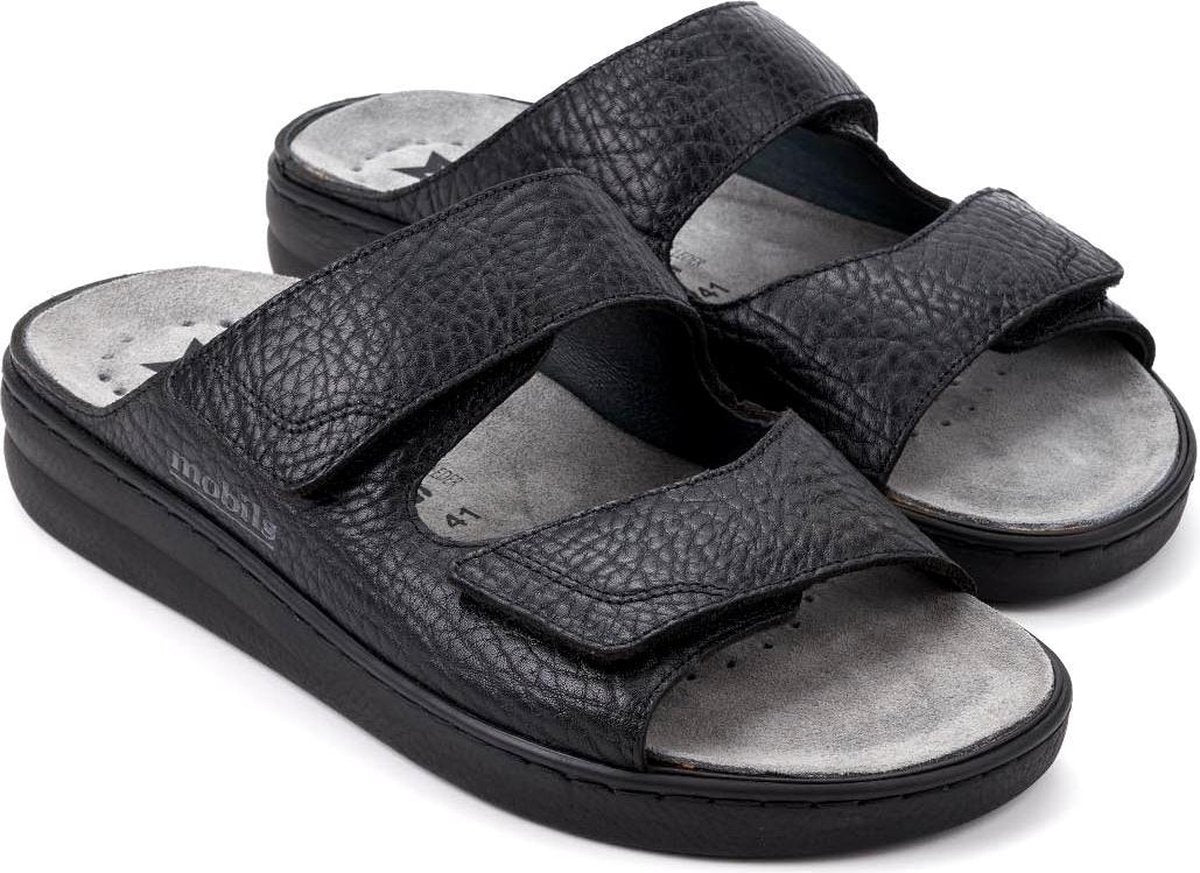 Mobils by Mephisto JAMES - heren sandaal - zwart - extra breed - maat 47