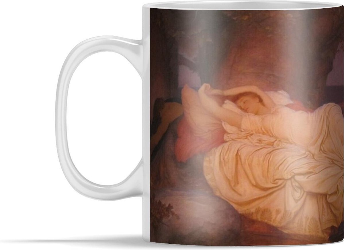 Mok - Cymon en Iphigenia - Schilderij van Frederic Leighton - 350 ml - Beker