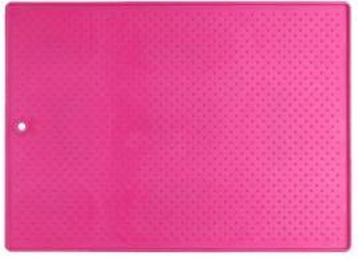 Popware Pet Bowl Grippmat  (43 x 59 cm) - Roze