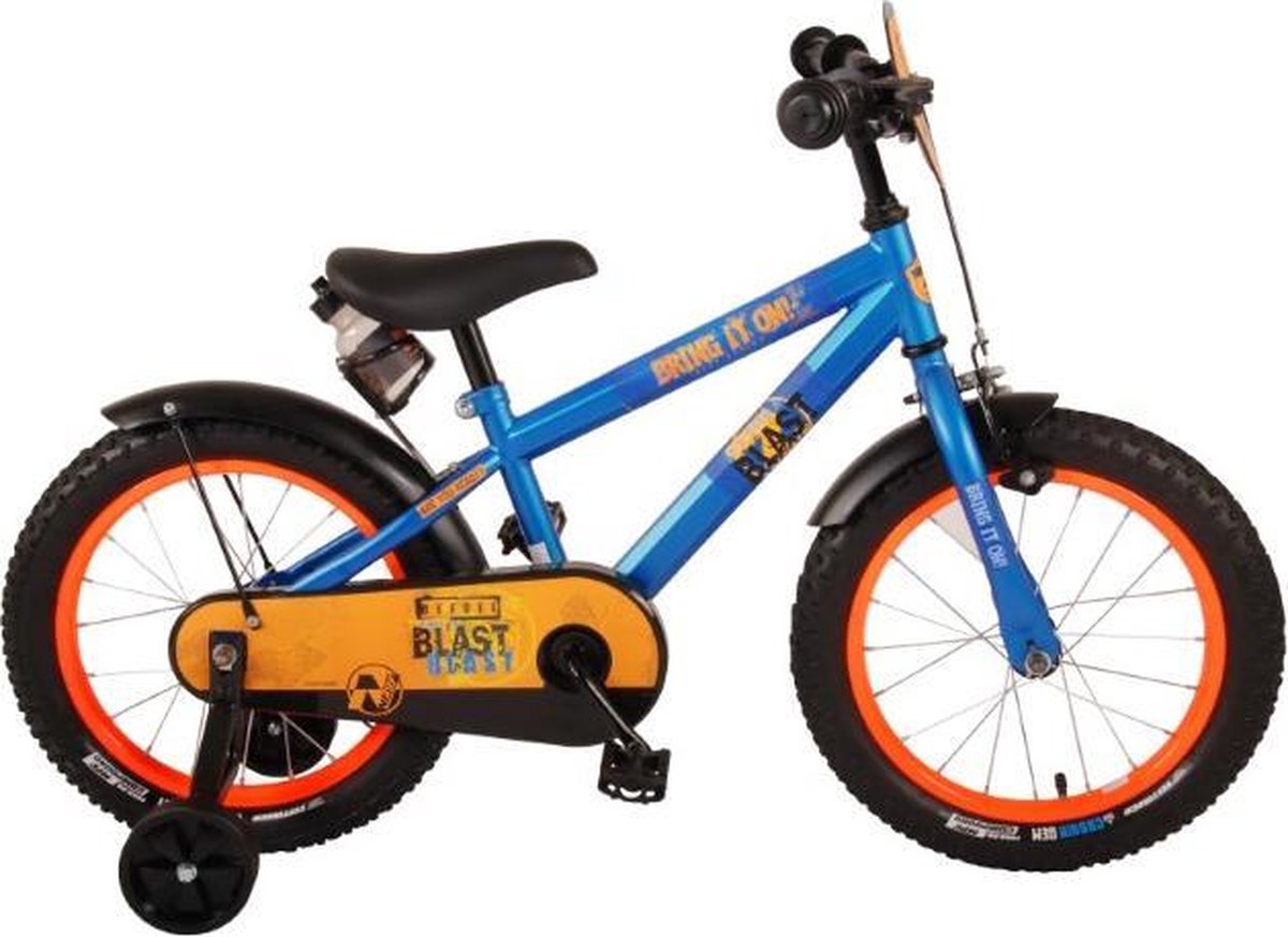 NERF Kinderfiets - Jongens - 16 inch - Satin Blue