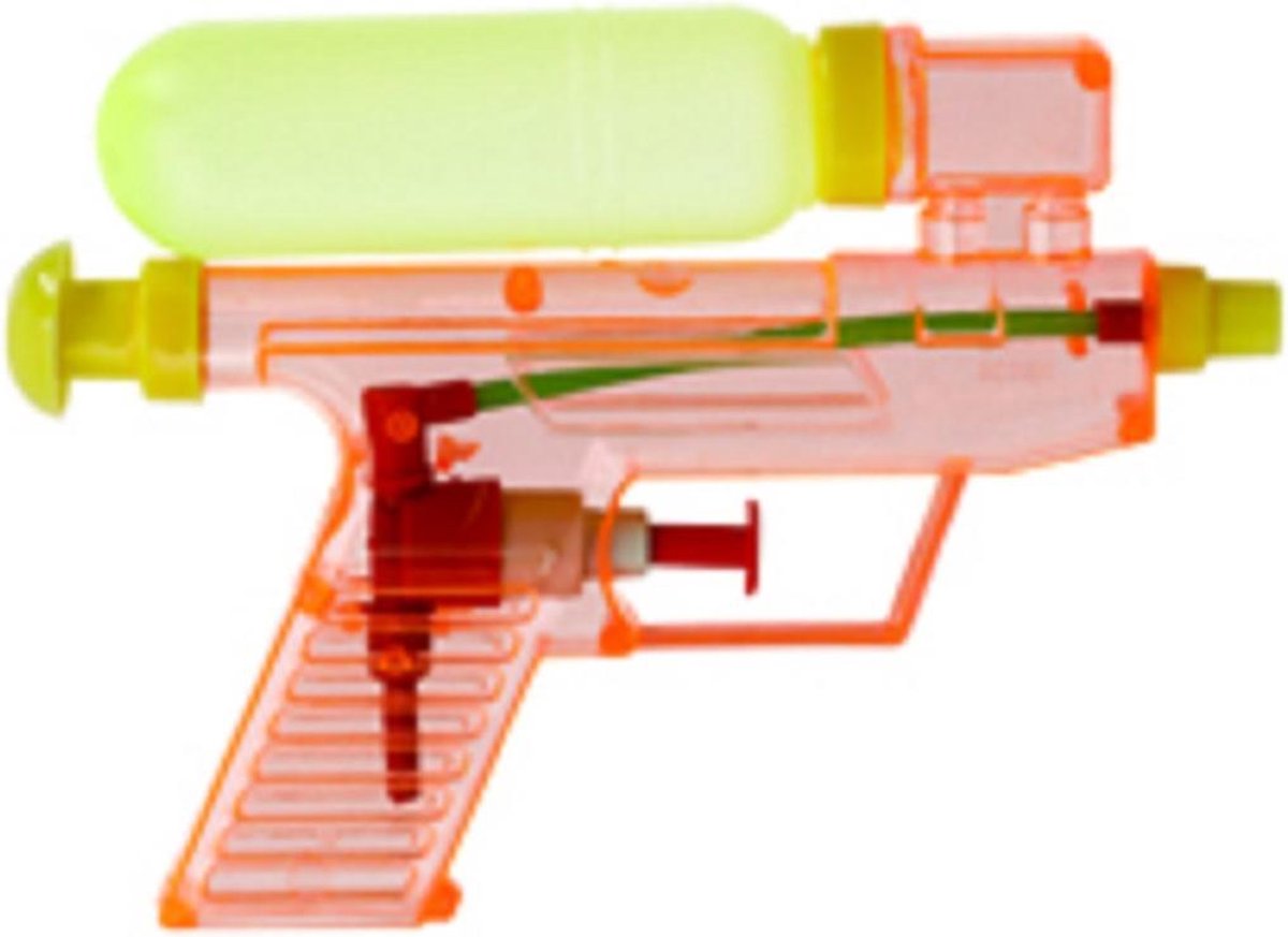 Waterpistool/waterpistolen rood 15 cm
