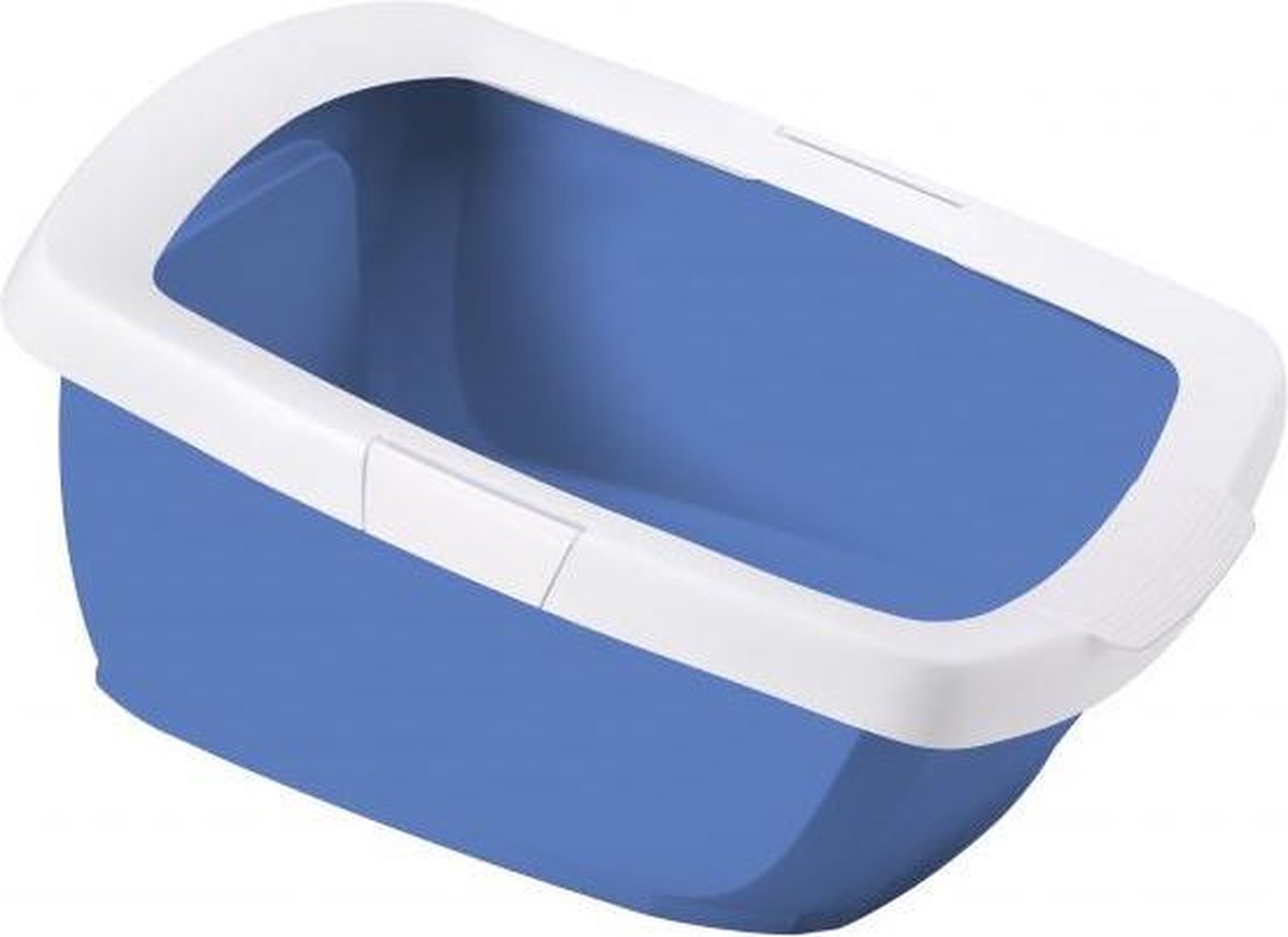Imac kattenbak funny junior blauw / wit 57x43x28