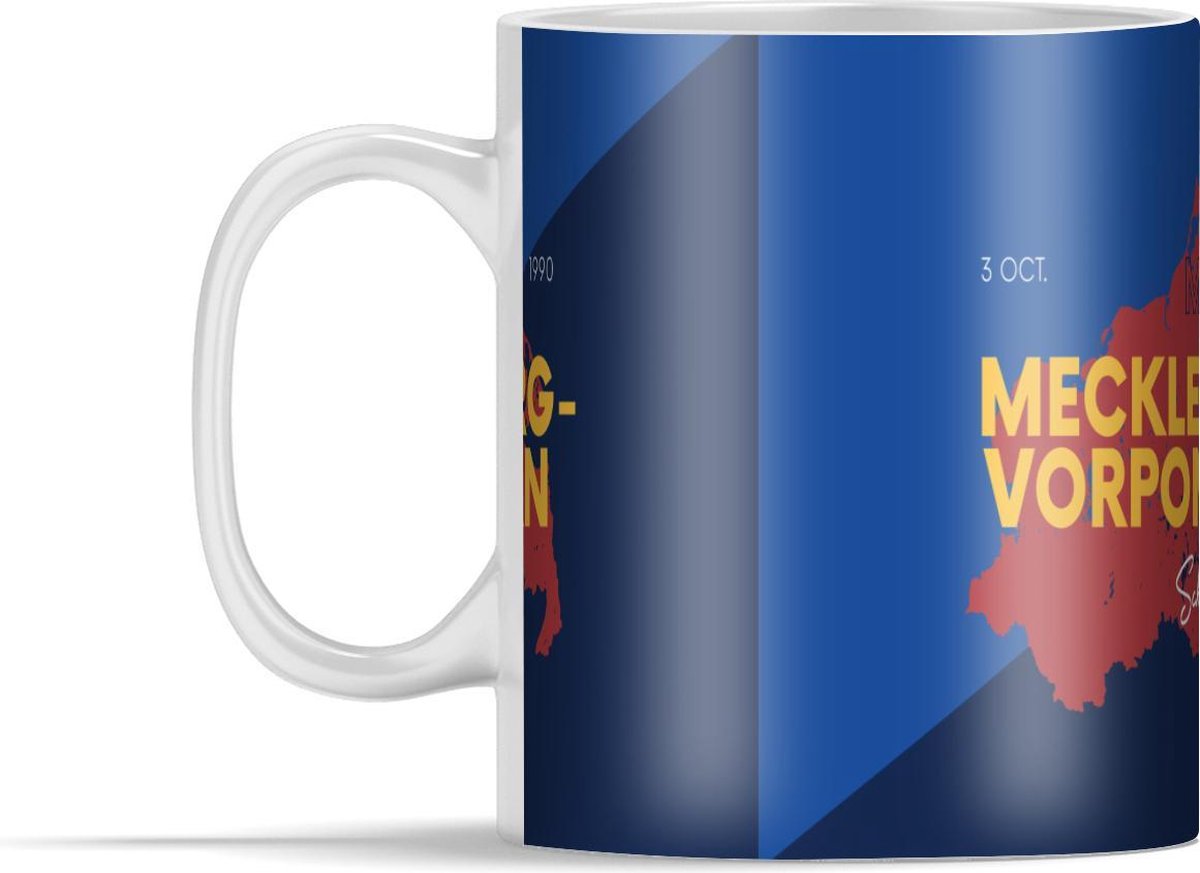 Mok - Kaart - Mecklenburg-Voor-Pommeren - Duitsland - 350 ml - Beker