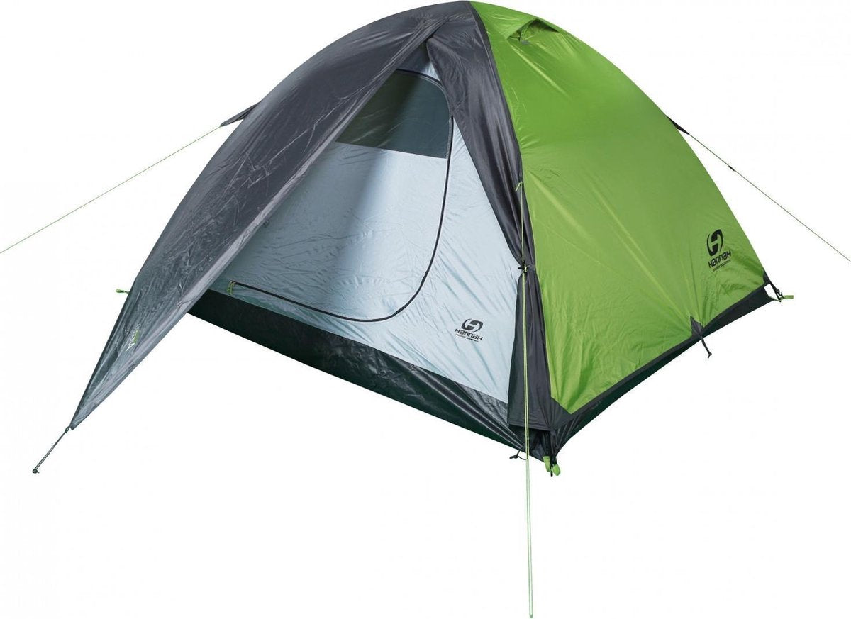 Hannah Tent Tycoon 4-persoons 290 X 220 Cm Polyester Groen/grijs