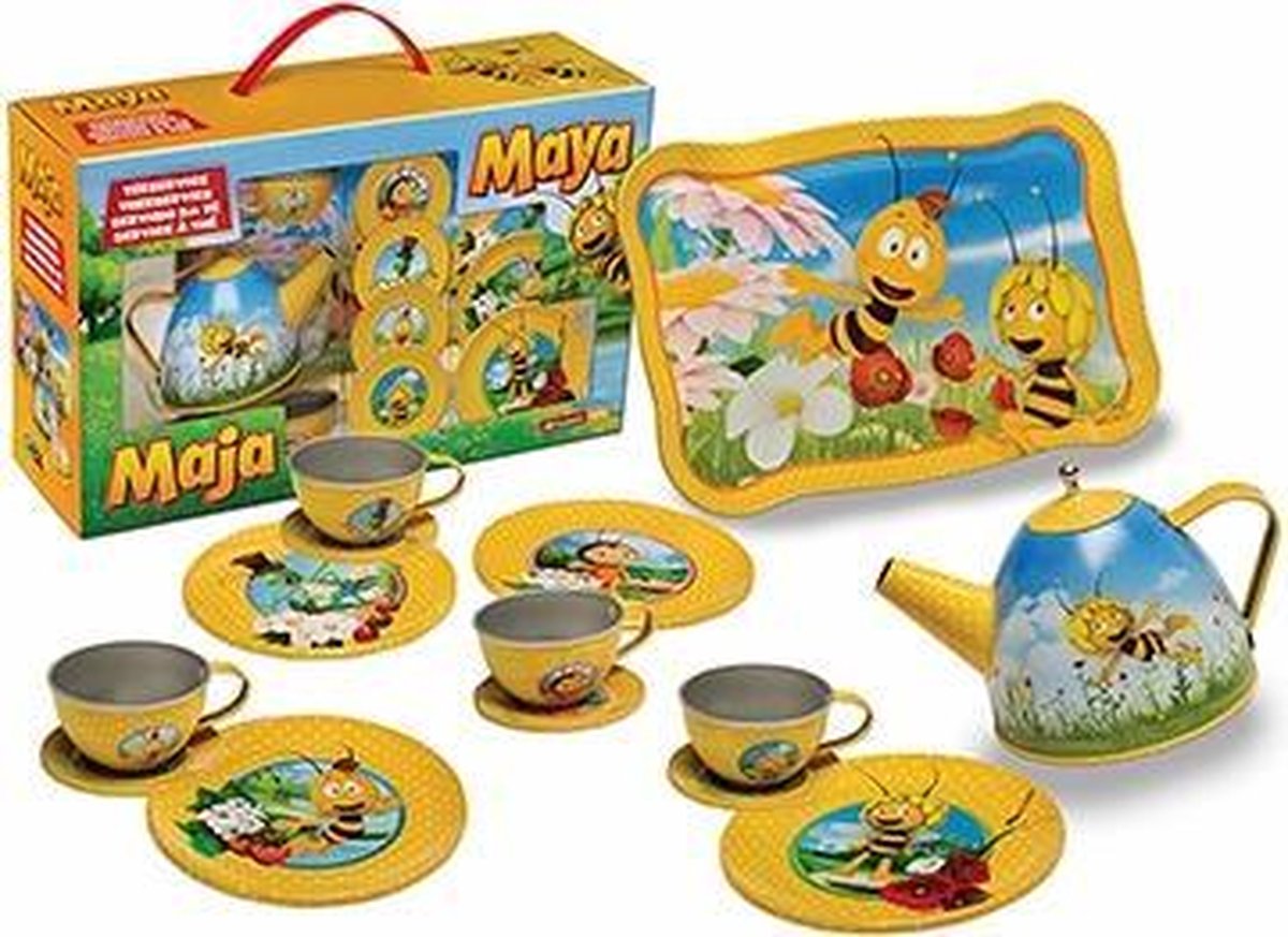 Maya de Bij Tinnen theeservies