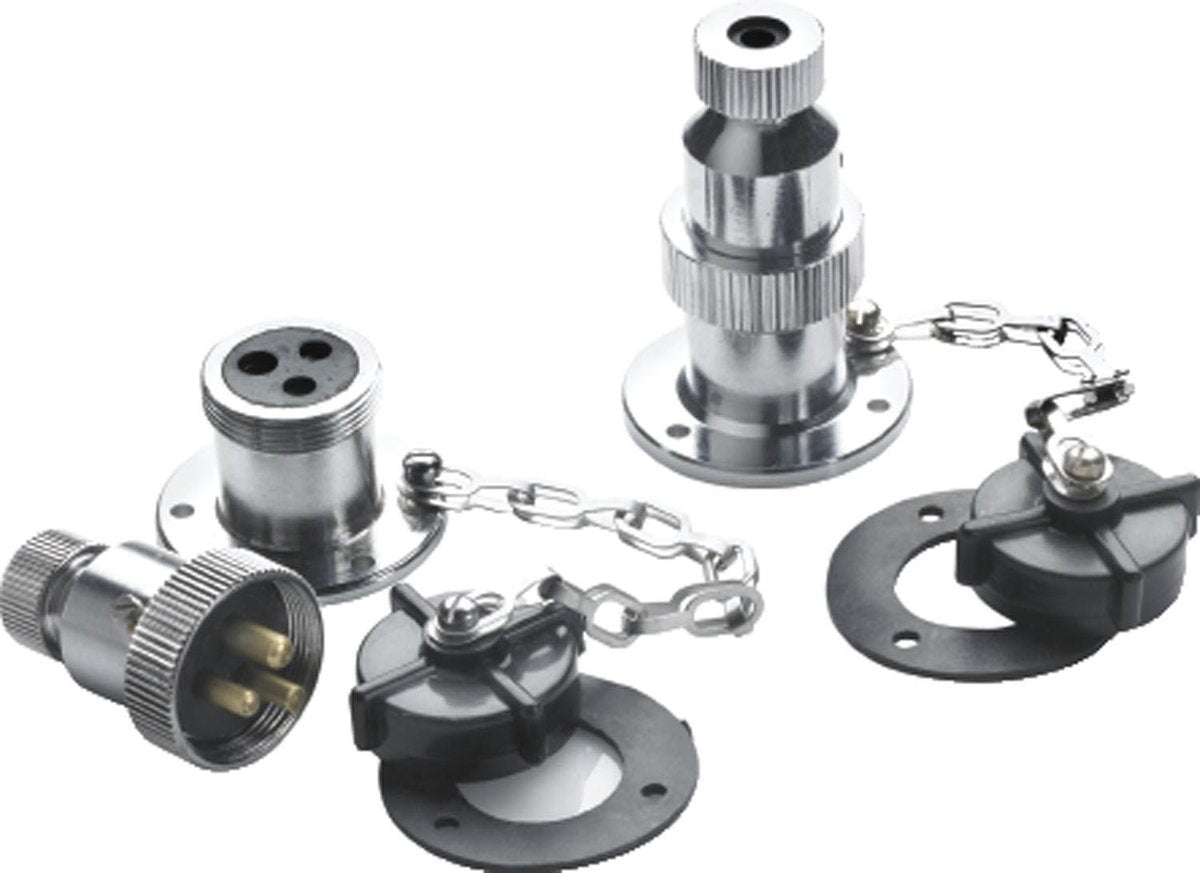 VETUS SC33 waterdicht 3A Stopcontact met 3-polige Stekker