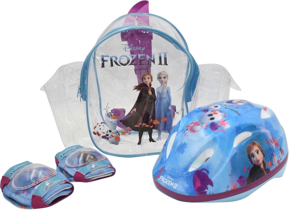 Volare Disney Frozen 2 Beschermset - Helm - 51-55 cm - Blauw/Paars