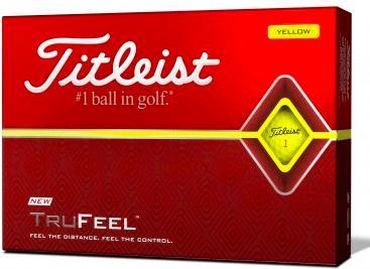 Titleist 2019 Trufeel Yellow
