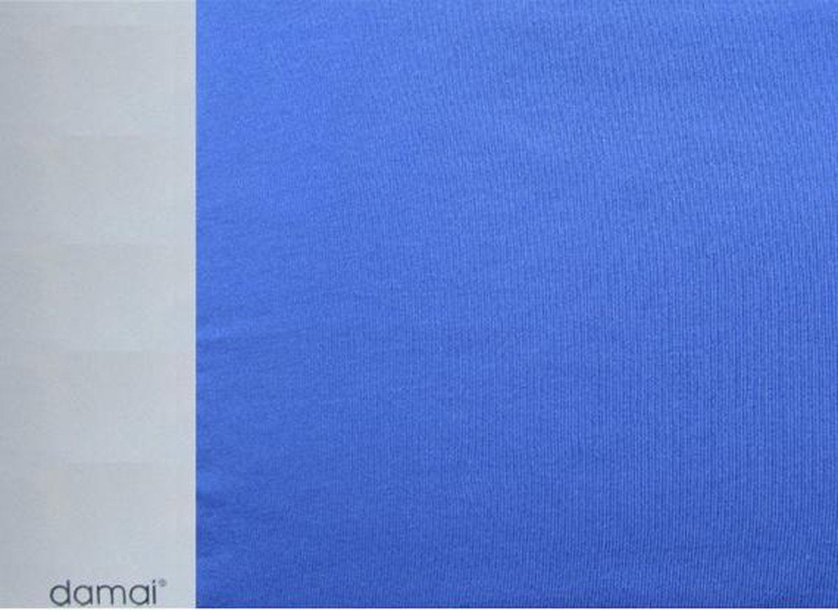 Damai Dubbel Jersey Hoeslaken - Ledikant - 60x120 cm - Ultramarine