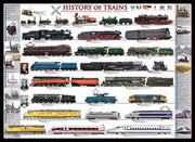 Puzzel 1000 stukjes-History of trains