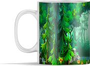 Mok - Bos - Bloemen - Illustratie - 350 ml - Beker