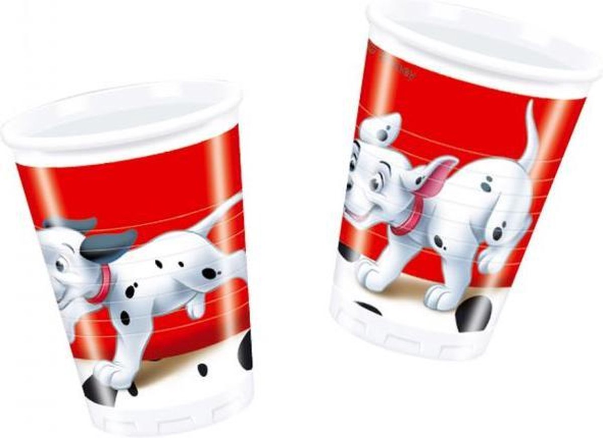 101 Dalmatiërs Bekers 8 stuks