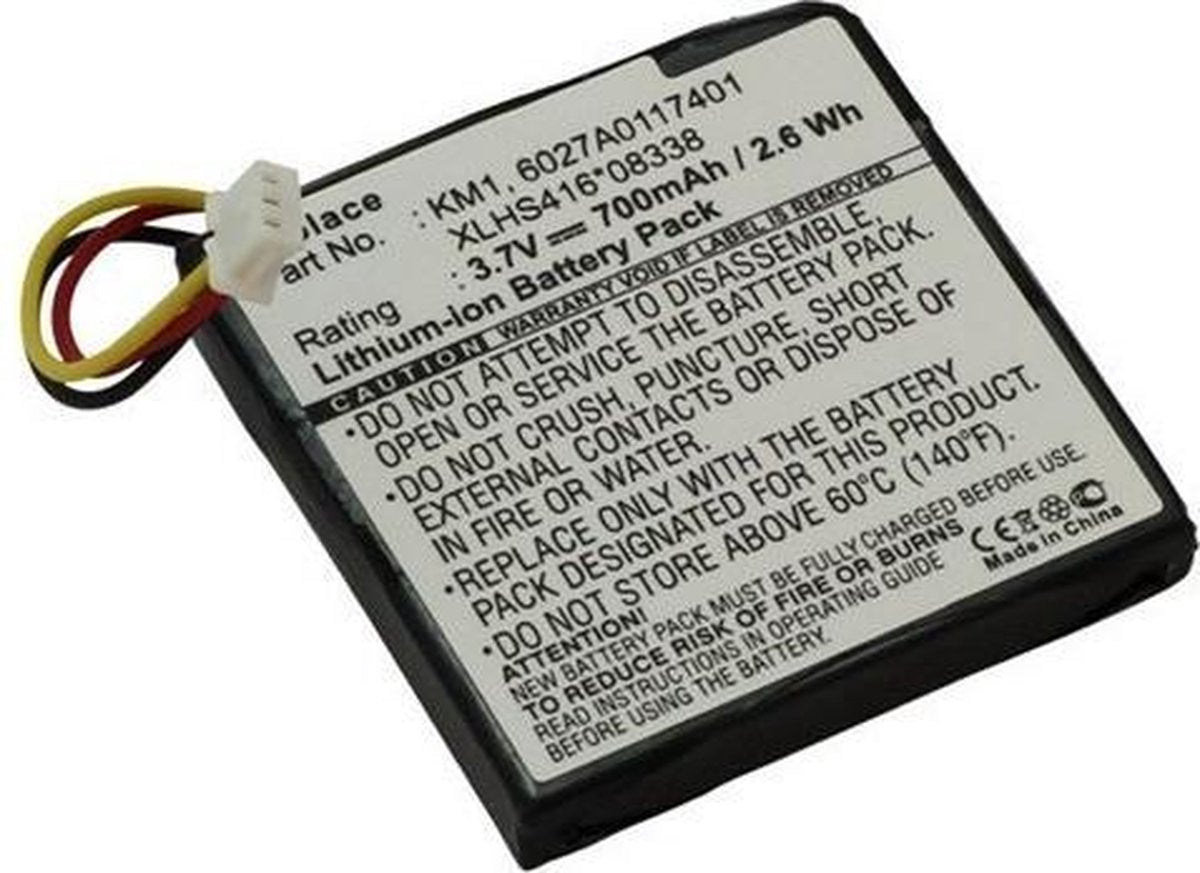 Accu voor TomTom Via 120 / Via 125 700mAh