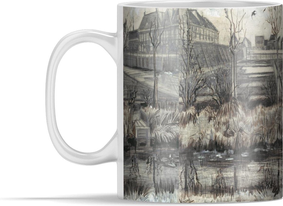 Mok - Bloemkwekerij op de Schenkweg - Vincent van Gogh - 350 ml - Beker