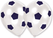 AMSCAN - 8 voetbalballonnen - Decoratie > Ballonnen
