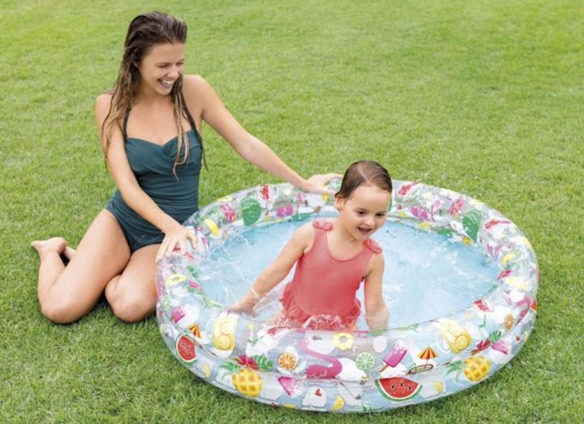 Intex 2-rings Kinderzwembad - 122 x 25 cm - Kinderen vanaf 2 jaar - Met Reparatiemateriaal