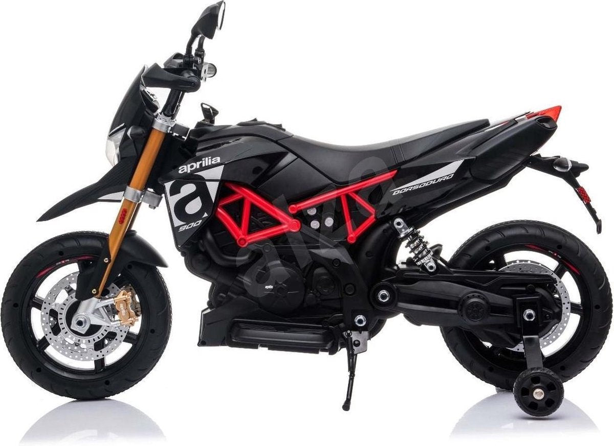 Elektrische Kindermotor Aprilia Dorsoduro 900 Zwart 12V