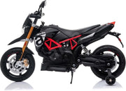 Elektrische Kindermotor Aprilia Dorsoduro 900 Zwart 12V