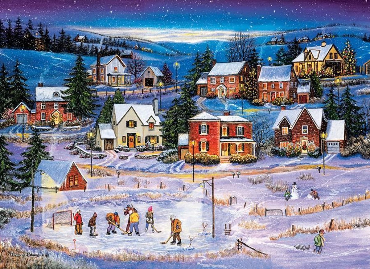 Puzzel 1000 stukjes-Stars on ice - Patricia Bourque