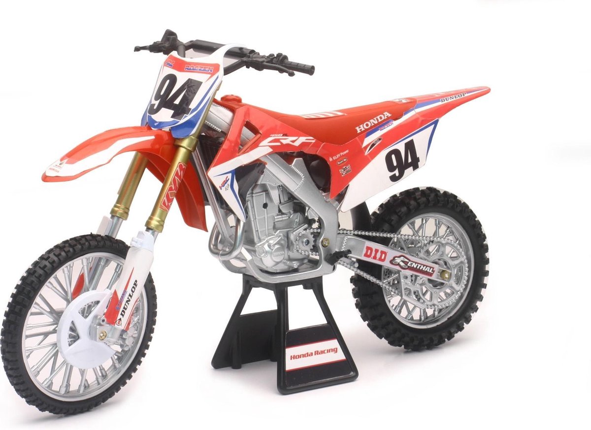 New-Ray Ken Roczen Honda CRF450 Replica Mini Crossmotor 1/6 Schaalmodel
