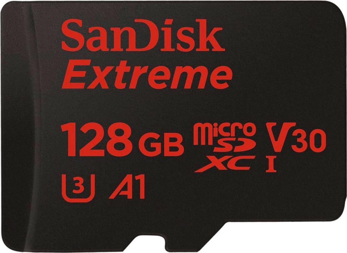 SanDisk Extreme Micro SDXC 128GB - 100MB/s - U3 V30 A1