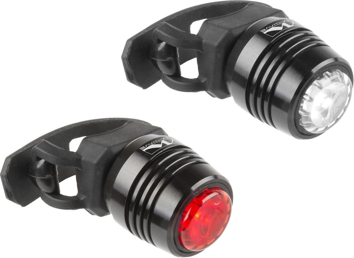 M-wave Verlichtingsset Apollon Mini Led Zwart