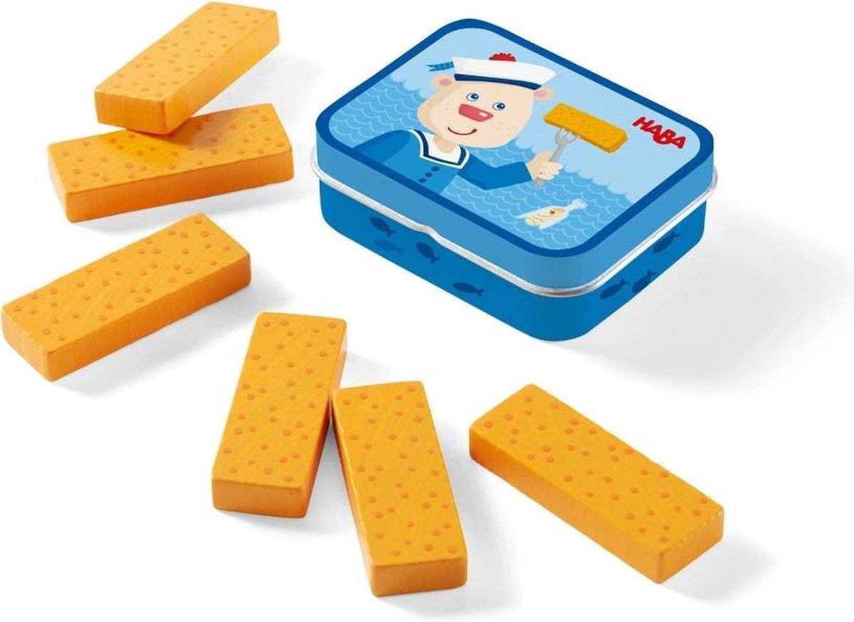 Haba Speelgoed Vissticks Geel Met Opbergdoosje 7-delig