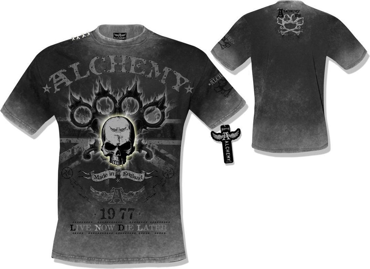 Officieel gelicenseerd - Alchemy - T-shirt ' Lisbeths Kiss' - Heren - M